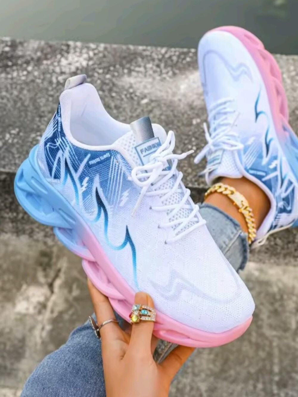 Women's Casual Sports Shoes Breathable Lightweight Sneakers Anti Slip